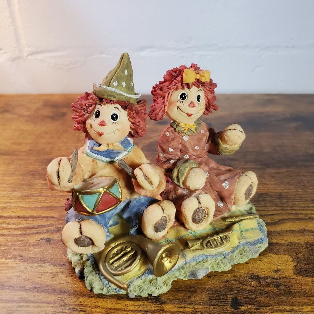 Raggedy Ann And Andy Resin Figurine Home Decor Gift